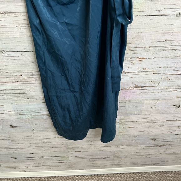 J.O.A. Blue midi wrap dress size small NWT - Picture 2 of 10